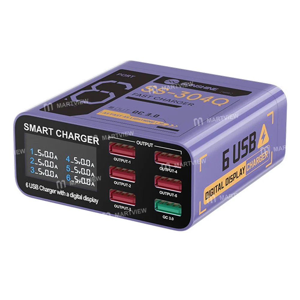 Sunshine Ss-304Q 6 Port Usb Tester
