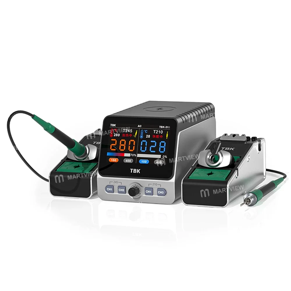 Tbk-310 Çift Kollu C210 C245 Lehim istasyonu