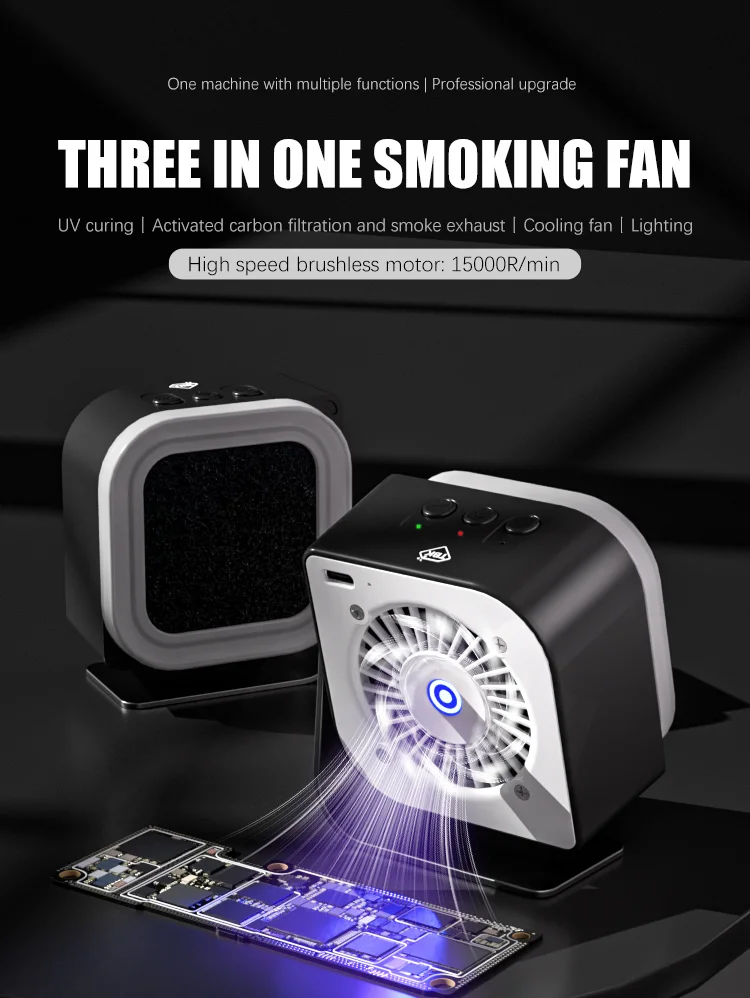 Tbk-F001 Small Masa Üstü Duman Emici Fan