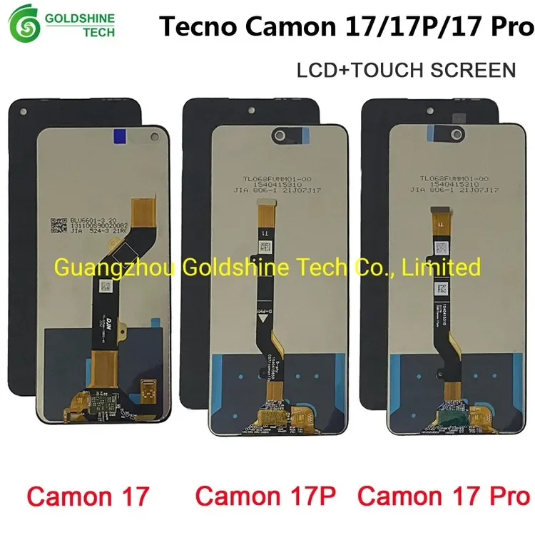 Tecno Camon 17P Ekran Dokunmatik Orijinal Çıtasız Ürün (Çerçevesiz)