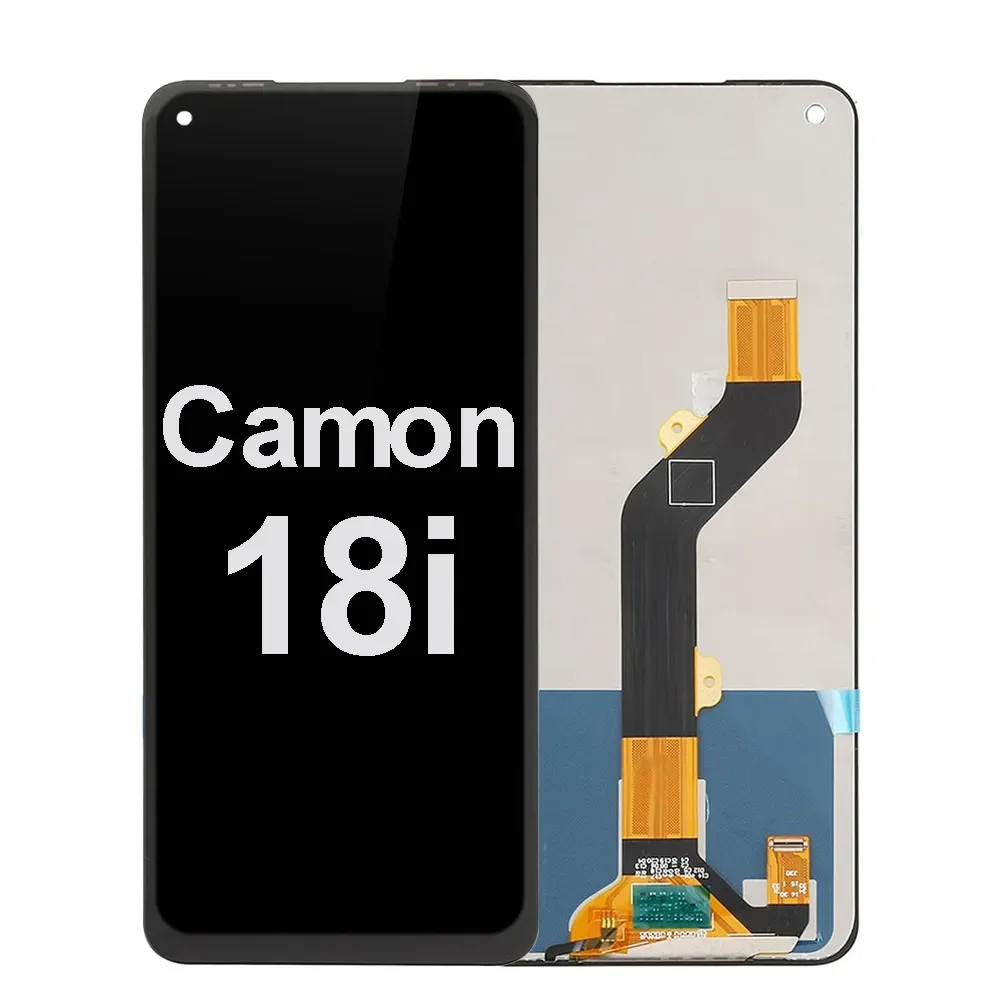 Tecno Camon 18i Ekran Dokunmatik Orijinal Çıtasız Ürün (Çerçevesiz)