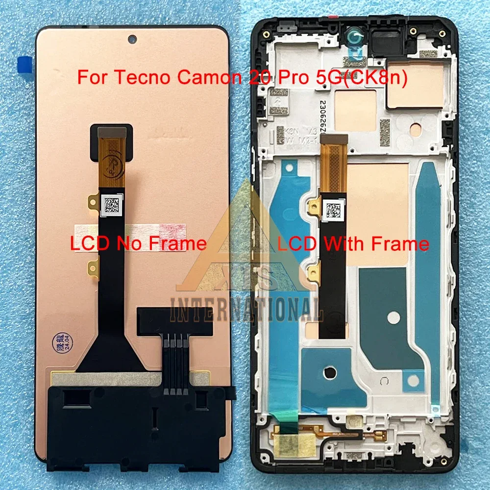 Tecno Camon 20 Pro 4G Ekran Dokunmatik A Plus Kalite Ürün Çıtasız (Çerçevesiz)