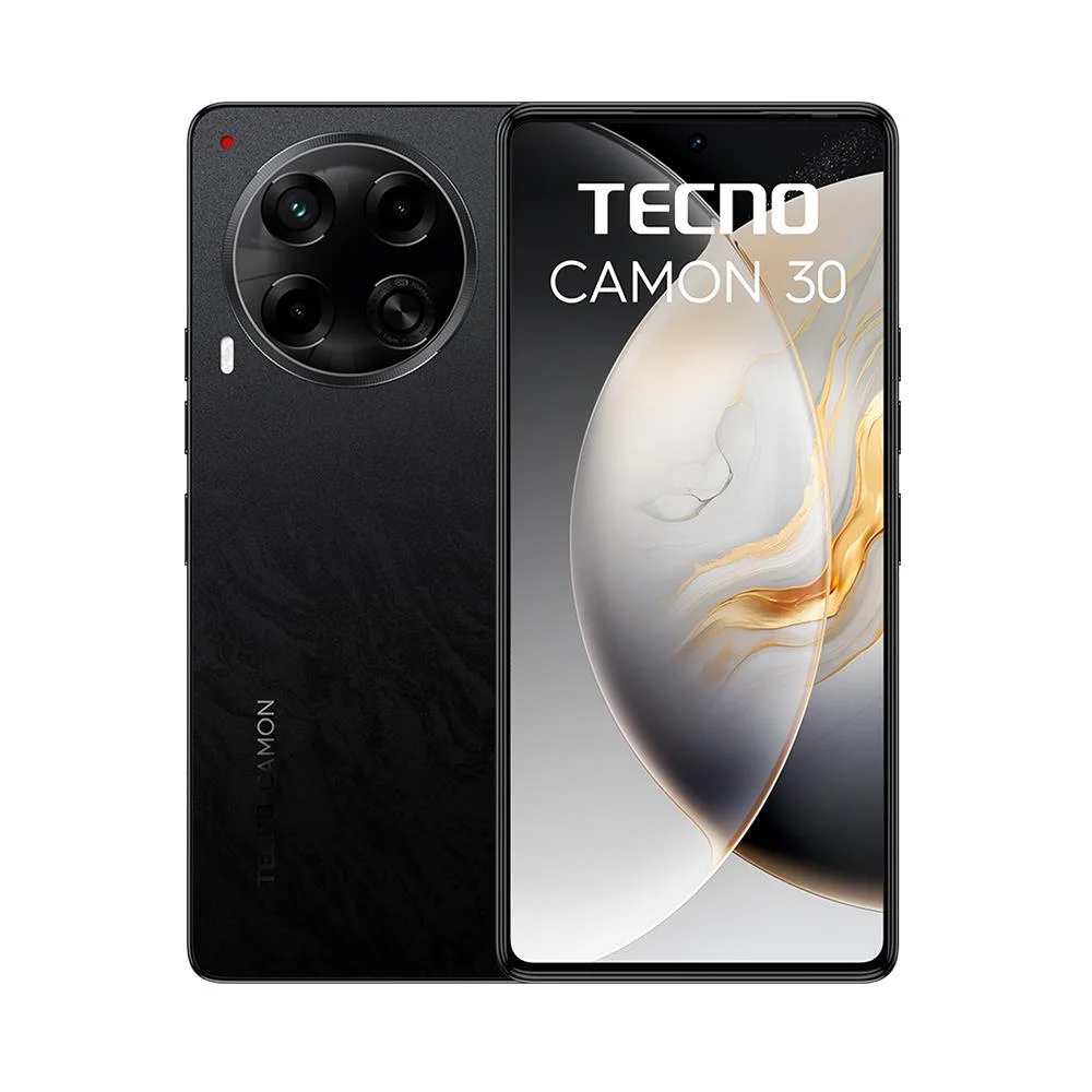 Tecno Camon 30 4G Çıtalı Ekran Dokunmatik Siyah SOFT OLED Kalite Ekran