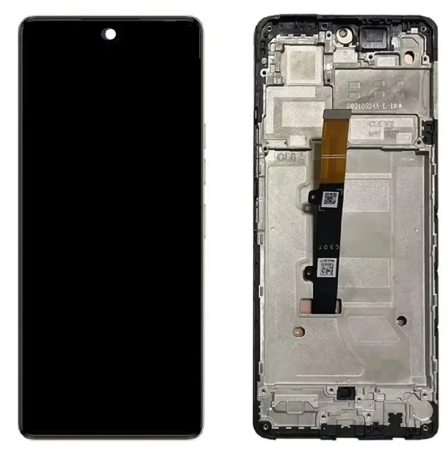 Tecno Camon 30S Çıtalı Ekran Dokunmatik Gold SOFT OLED Kalite Ekran
