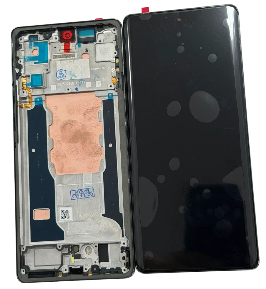 Tecno Camon7 / Camon 40 Pro 5G Çıtalı Ekran Dokunmatik Siyah SOFT OLED Kalite Ekran