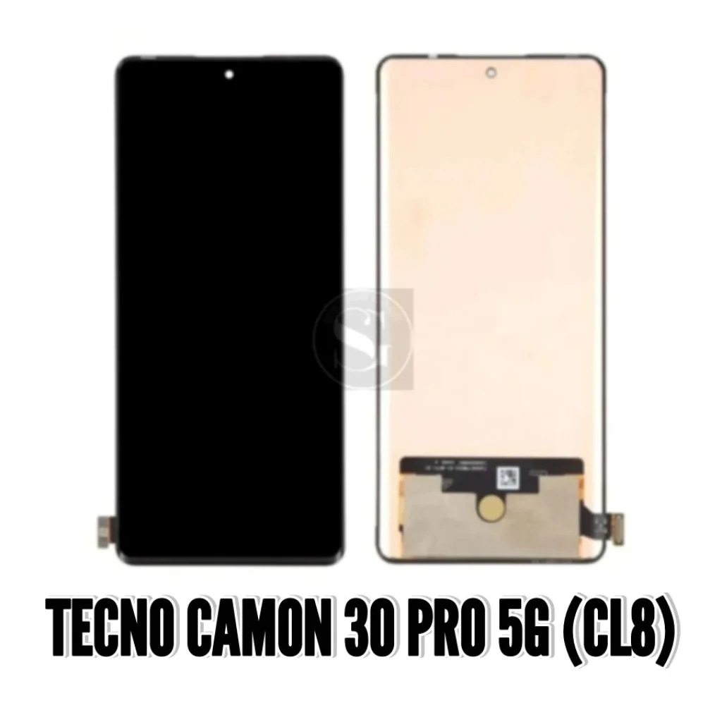 Tecno Cl8/Camon 30 Pro 5G Çıtalı Ekran Dokunmatik Silver SOFT OLED Kalite Ekran