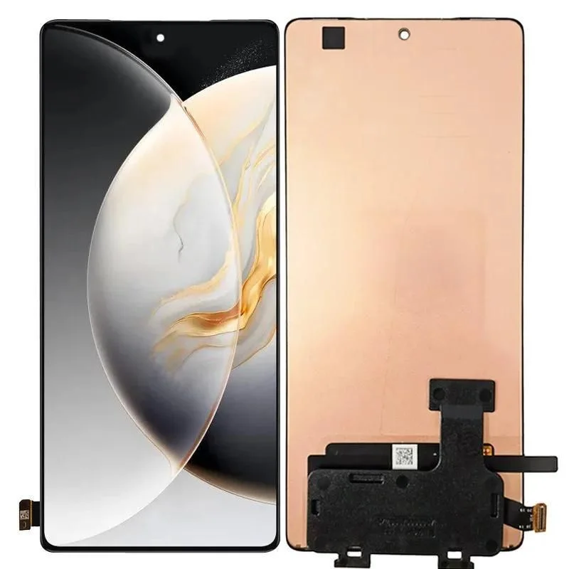 Tecno Cl8/Camon 30 Pro 5G Çıtalı Ekran Dokunmatik Silver SOFT OLED Kalite Ekran