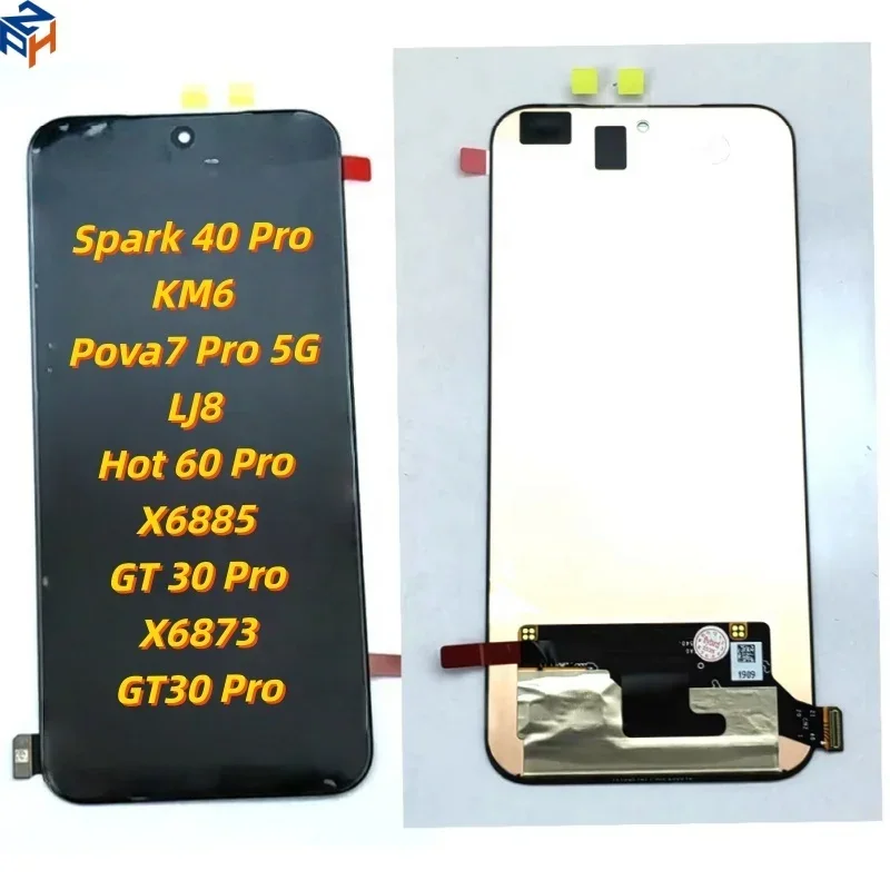 Tecno Gt 30 Pro Ekran Dokunmatik SOFT OLED Kalite Ekran Çıtasız (Çerçevesiz)