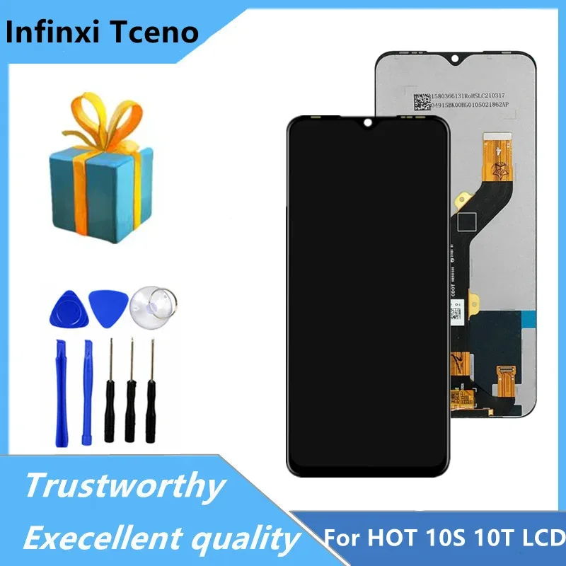 Tecno Hot 10T Çıtalı Ekran Dokunmatik Siyah Orijinal