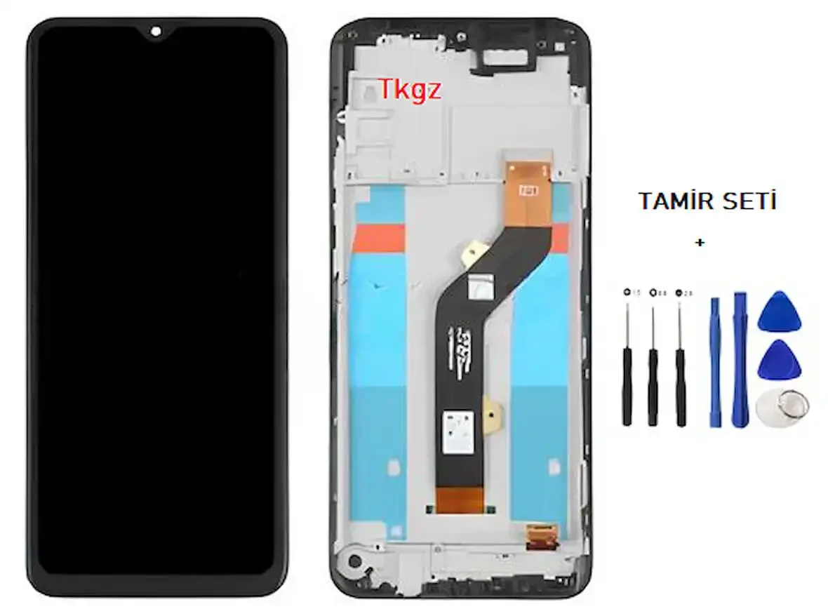 Tecno Hot 12 Çıtalı Ekran Dokunmatik Siyah Orijinal