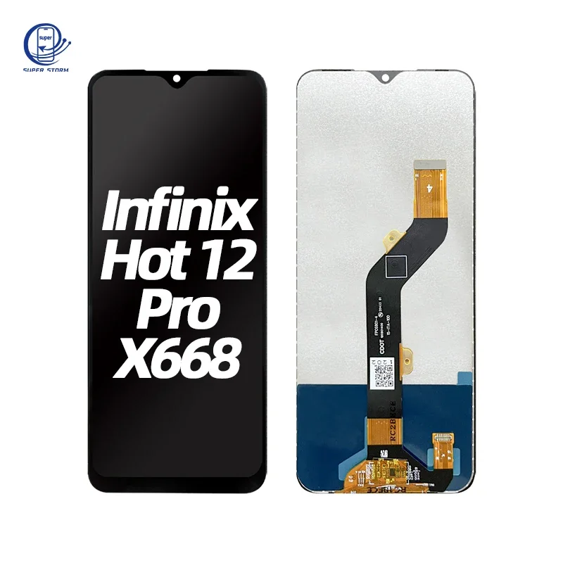 Tecno Hot 12 Pro Ekran Dokunmatik Orijinal Çıtasız Ürün (Çerçevesiz)