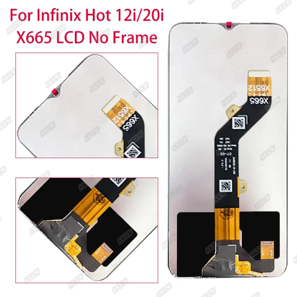 Tecno Hot 12i Ekran Dokunmatik Orijinal Çıtasız Ürün (Çerçevesiz)