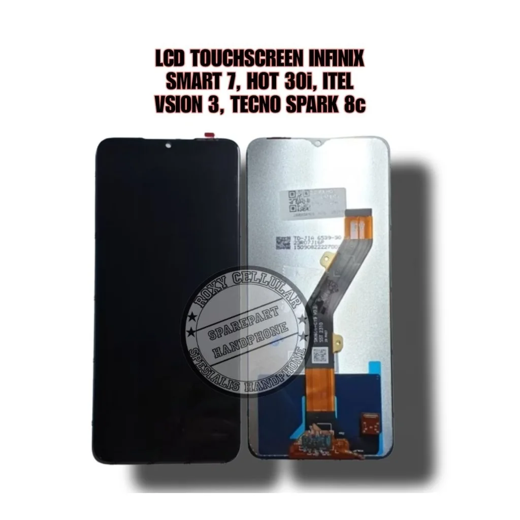 Tecno Hot 30i Ekran Dokunmatik Orijinal Çıtasız Ürün (Çerçevesiz)