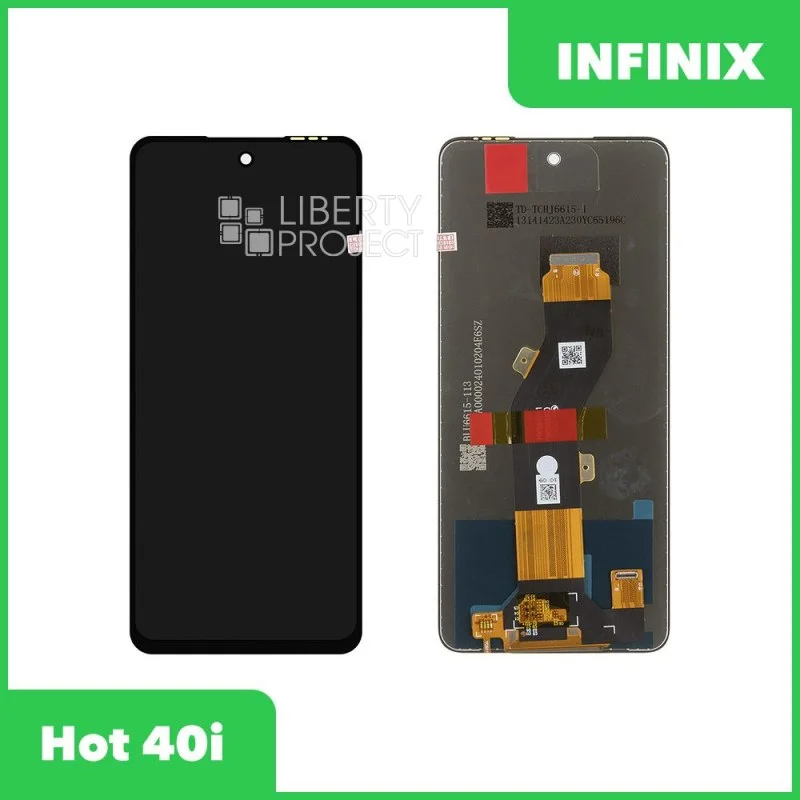 Tecno Hot 40i Çıtalı Ekran Dokunmatik Siyah Orijinal