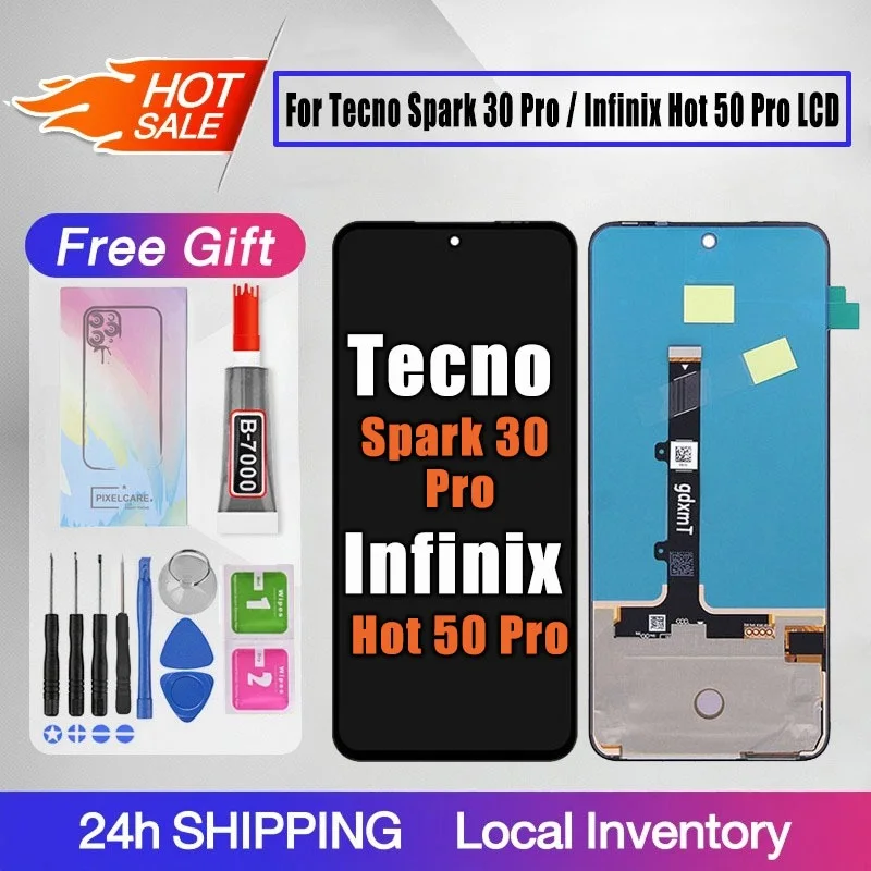 Tecno Hot 50 Pro Plus Ekran Dokunmatik A Plus Kalite Ürün Çıtasız (Çerçevesiz)