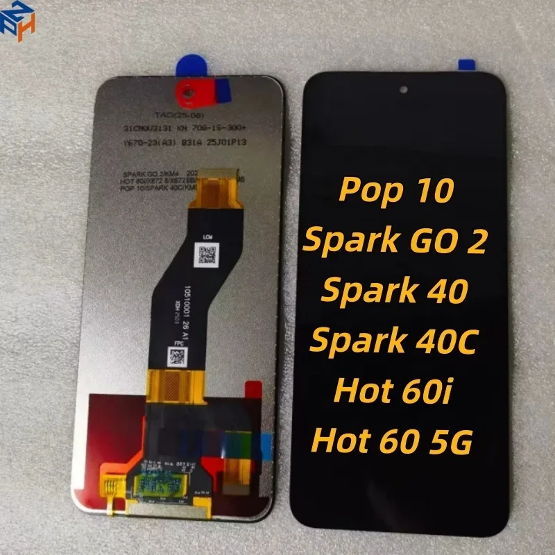Tecno Hot 60i 4G Ekran Dokunmatik Orijinal Çıtasız Ürün (Çerçevesiz)