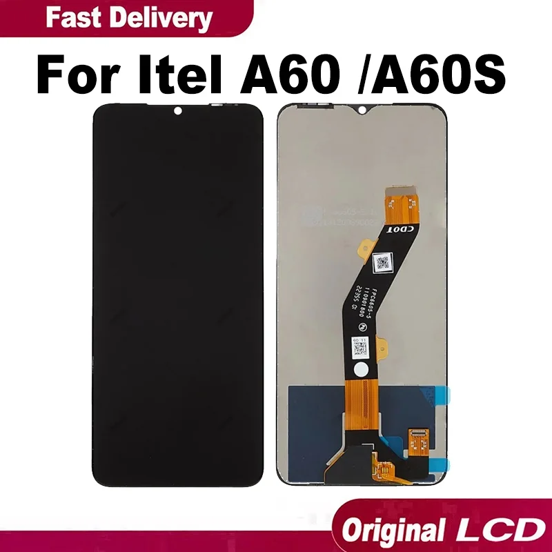 Tecno itel A60 Ekran Dokunmatik Orijinal Çıtasız Ürün (Çerçevesiz)