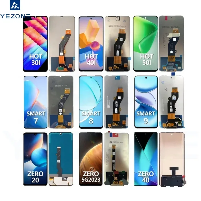 Tecno itel A90 Ekran Dokunmatik Orijinal Çıtasız Ürün (Çerçevesiz)