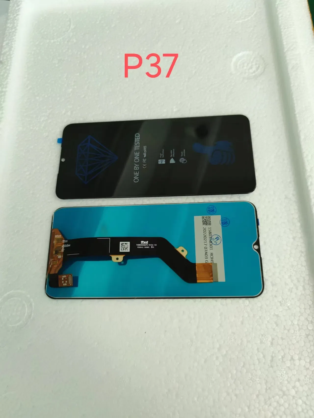 Tecno itel P37 Pro Ekran Dokunmatik Orijinal Çıtasız Ürün (Çerçevesiz)