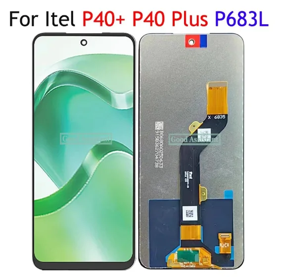 Tecno itel P40 Ekran Dokunmatik Orijinal Çıtasız Ürün (Çerçevesiz)