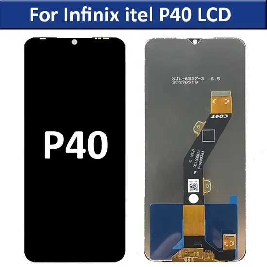 Tecno itel P40 Pro Ekran Dokunmatik Orijinal Çıtasız Ürün (Çerçevesiz)