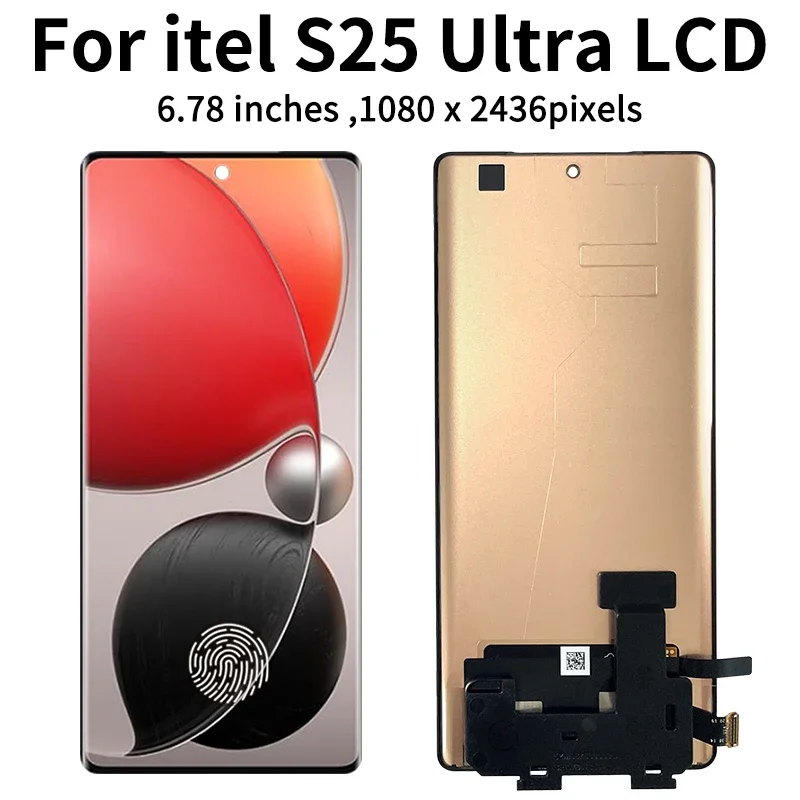 Tecno itel S25 Ekran Dokunmatik OLED Çıtasız (Çerçevesiz)