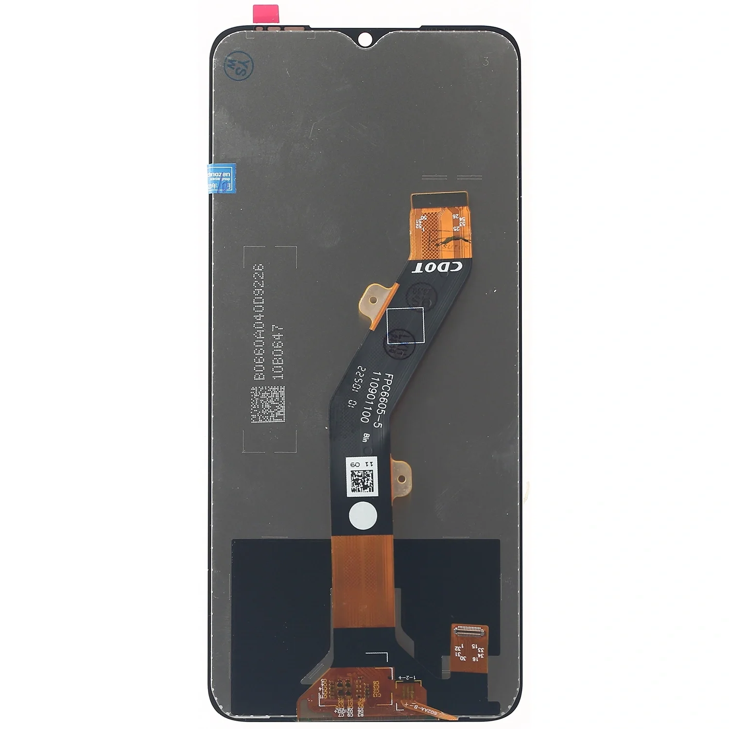 Tecno Note 10 Çıtalı Ekran Dokunmatik Siyah Orijinal