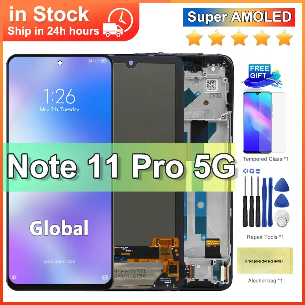 Tecno Note 11 Pro Ekran Dokunmatik Orijinal Çıtasız Ürün (Çerçevesiz)