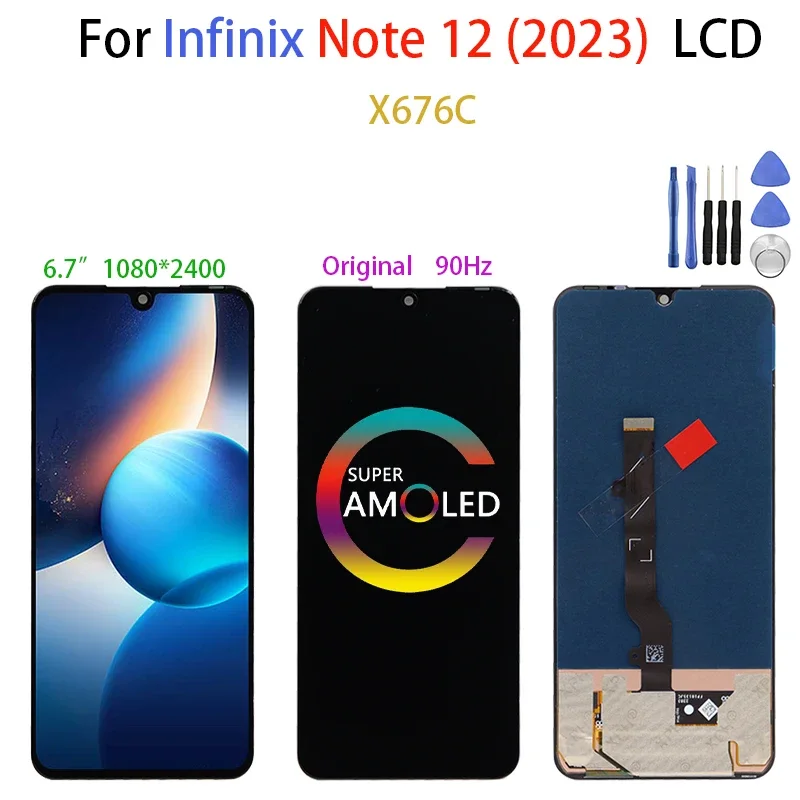 Tecno Note 12 2023 Ekran Dokunmatik A Plus Kalite Ürün Çıtasız (Çerçevesiz)