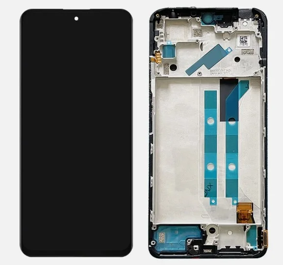 Tecno Note 12 Pro 4G Çıtalı Ekran Dokunmatik Siyah SOFT OLED Kalite Ekran