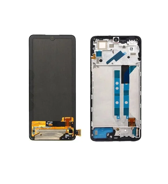 Tecno Note 12 Pro 4G Çıtalı Ekran Dokunmatik Siyah SOFT OLED Kalite Ekran