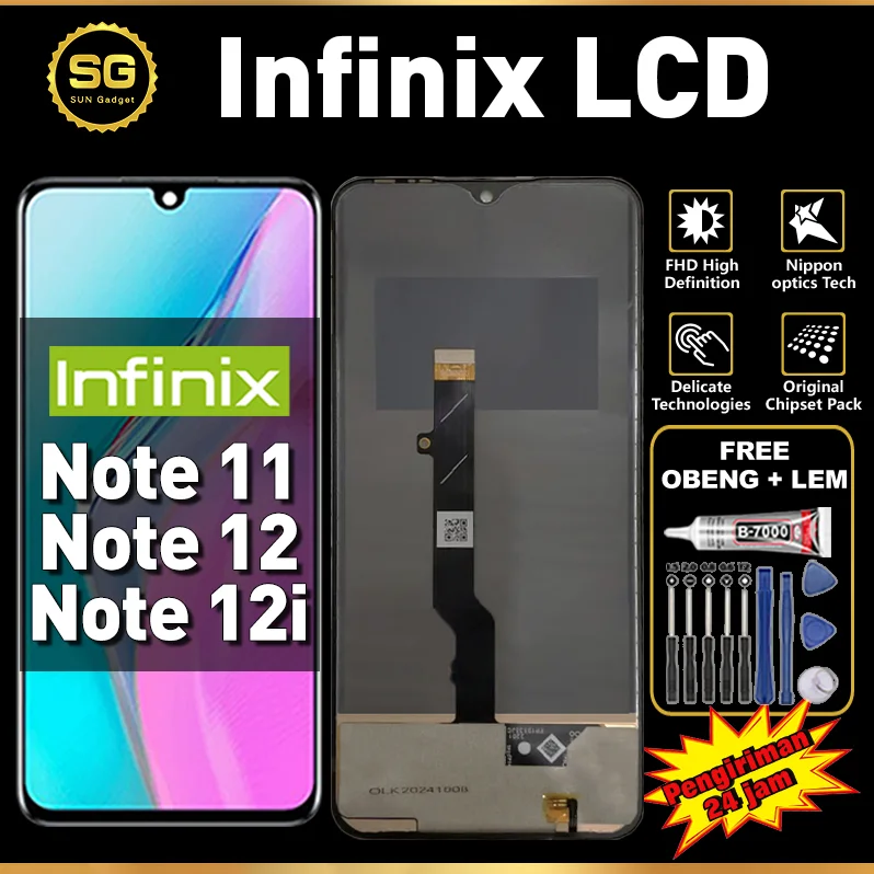 Tecno Note 12i 2022 Ekran Dokunmatik Orijinal Çıtasız Ürün (Çerçevesiz)