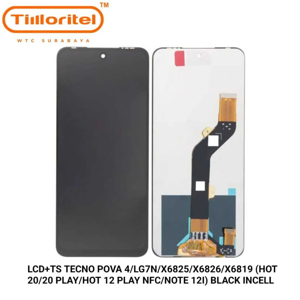 Tecno Note 12i Ekran Dokunmatik Orijinal Çıtasız Ürün (Çerçevesiz)
