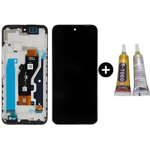 Tecno Note 30 4G Çıtalı Ekran Dokunmatik Siyah Orijinal