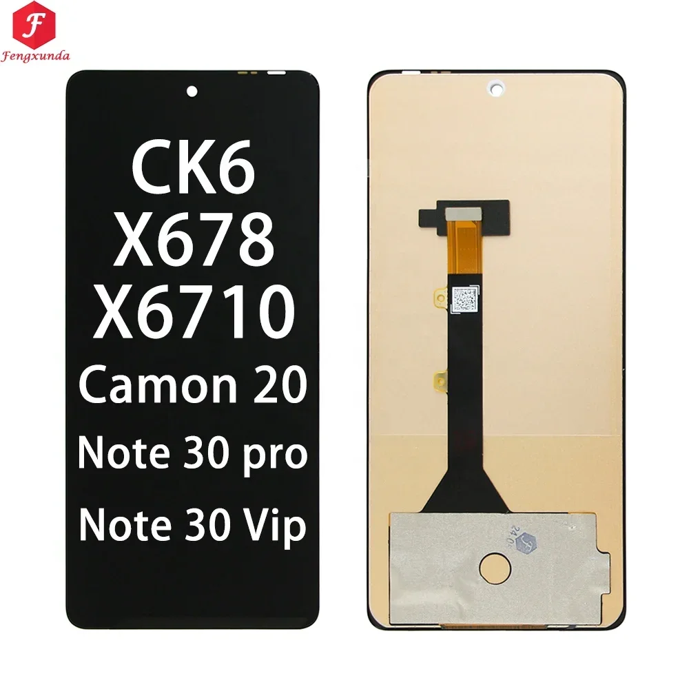 Tecno Note 30 Vip Ekran Dokunmatik SOFT OLED Kalite Ekran Çıtasız (Çerçevesiz)