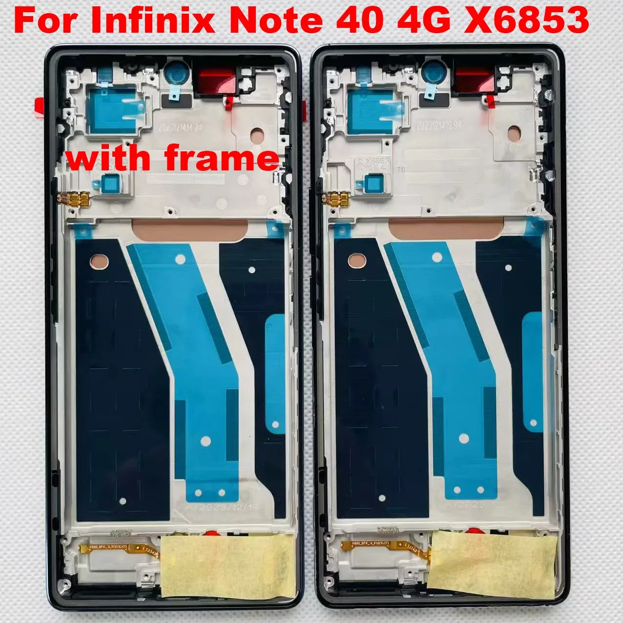 Tecno Note 40 4G Çıtalı Ekran Dokunmatik Gold SOFT OLED Kalite Ekran