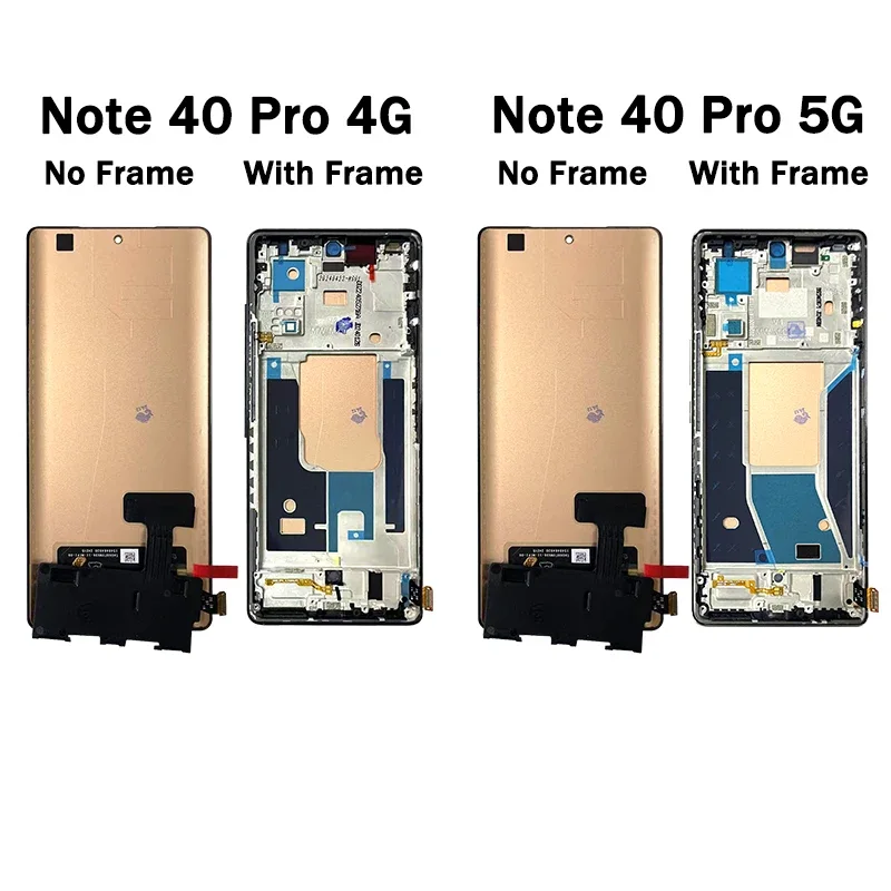 Tecno Note 40 Pro 4G Çıtalı Ekran Dokunmatik Gold SOFT OLED Kalite Ekran