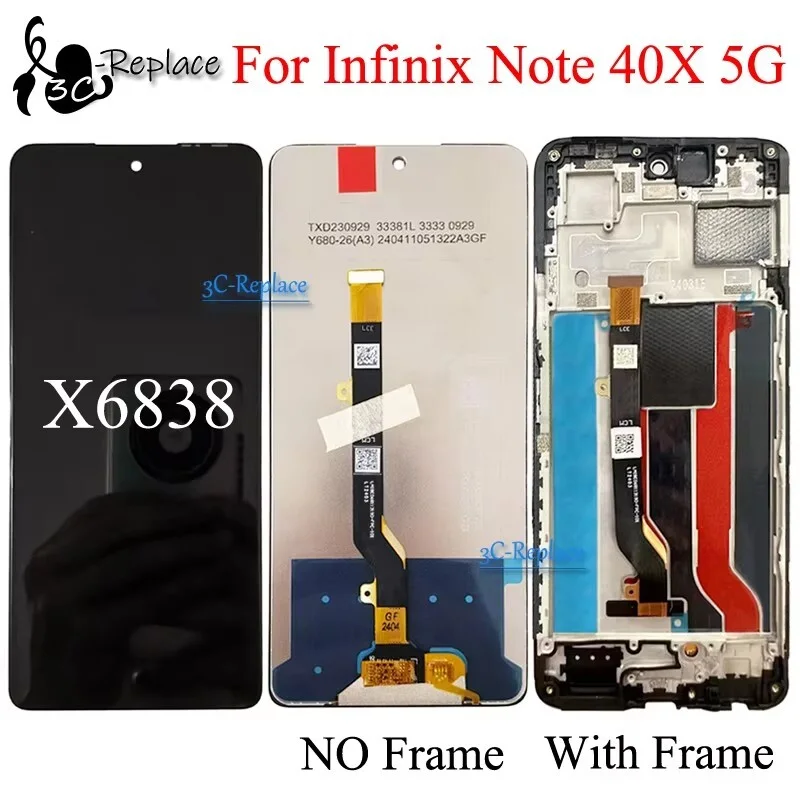 Tecno Note 40X 5G Ekran Dokunmatik Orijinal Çıtasız Ürün (Çerçevesiz)