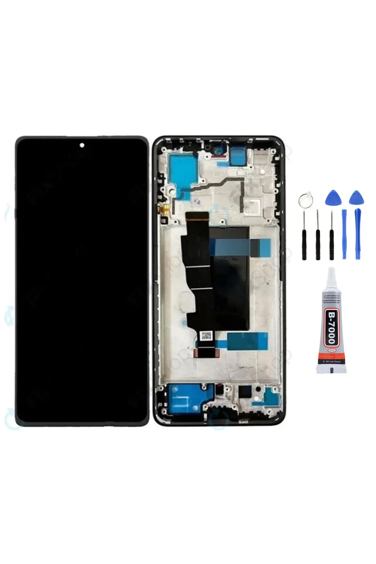 Tecno Note 50S Orange Çıtalı Ekran Dokunmatik SOFT OLED Kalite Ekran