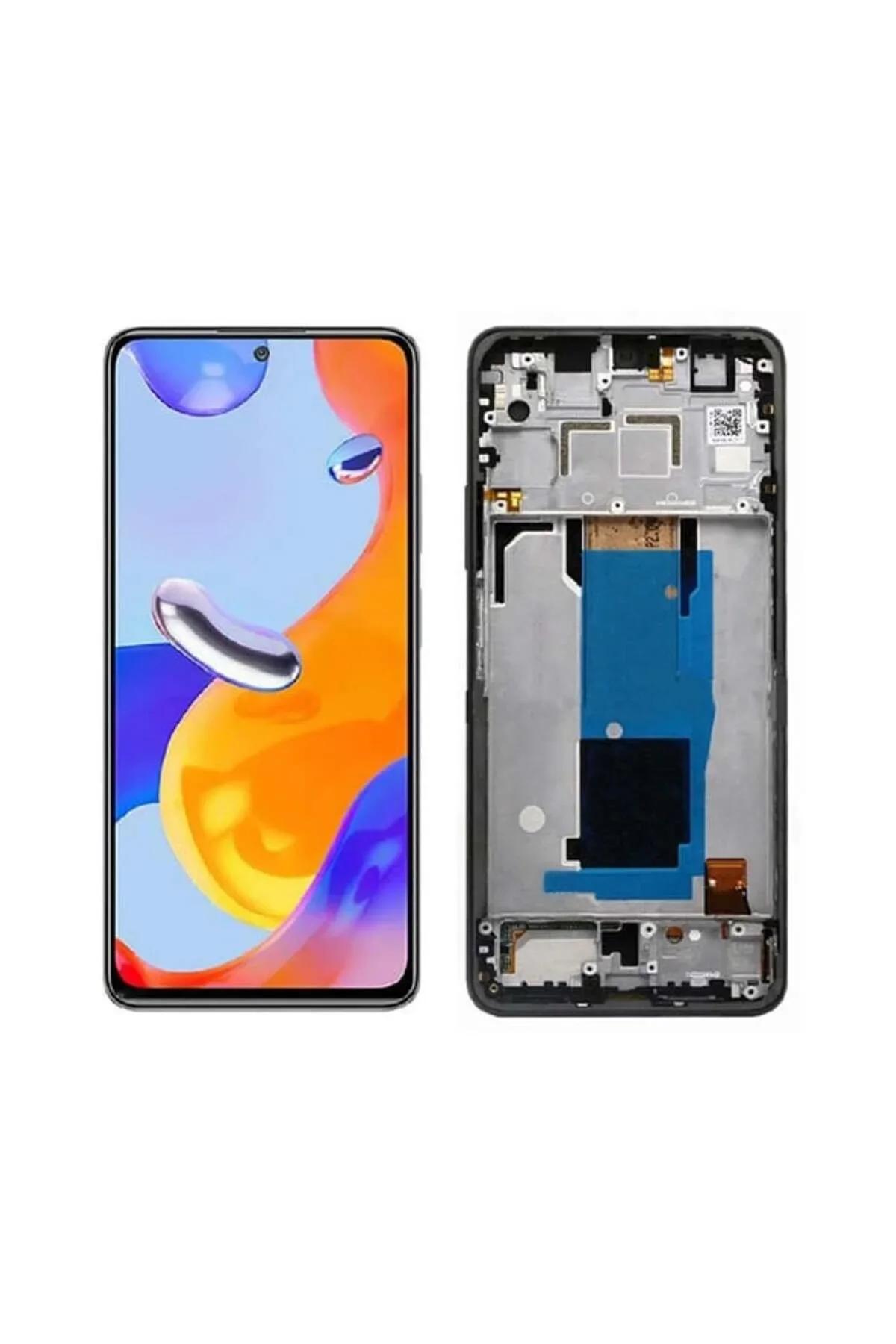 Tecno Note 50S Silver Çıtalı Ekran Dokunmatik Silver SOFT OLED Kalite Ekran