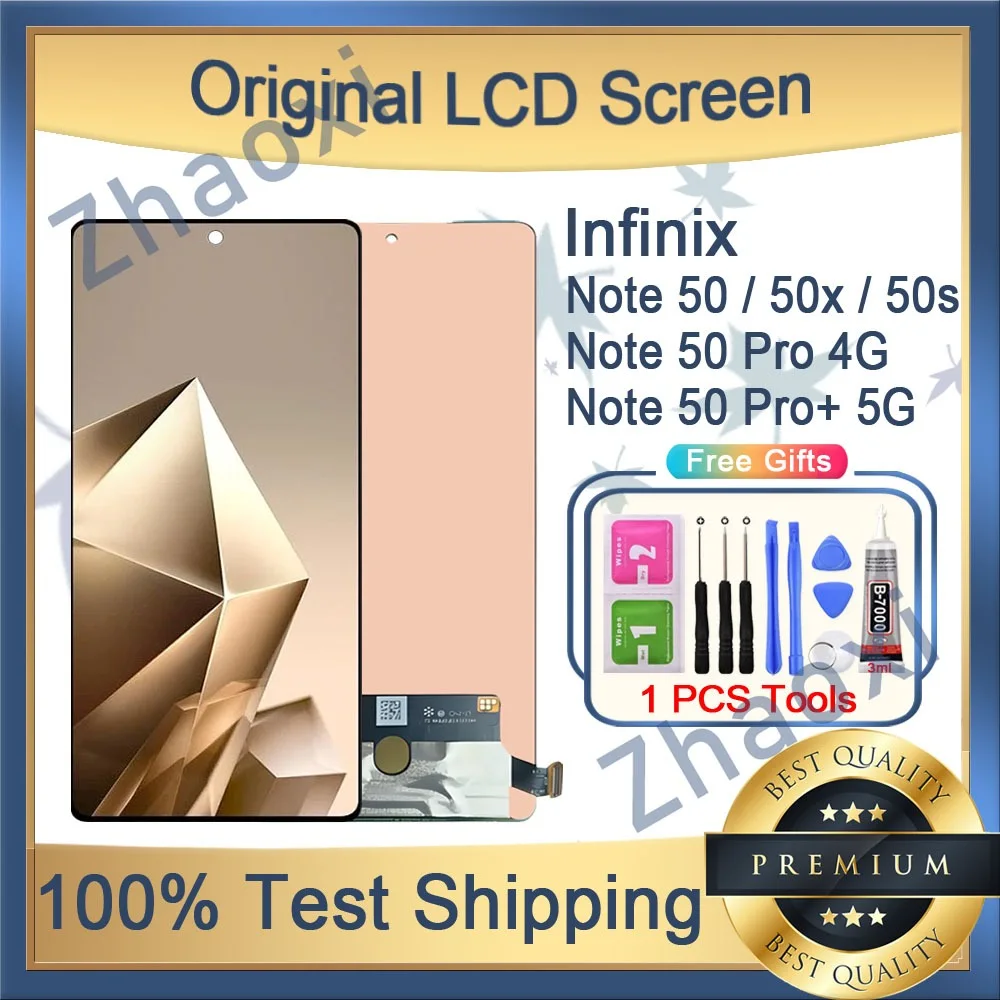 Tecno Note 50S Turuncu Çıtalı Ekran Dokunmatik SOFT OLED Kalite Ekran