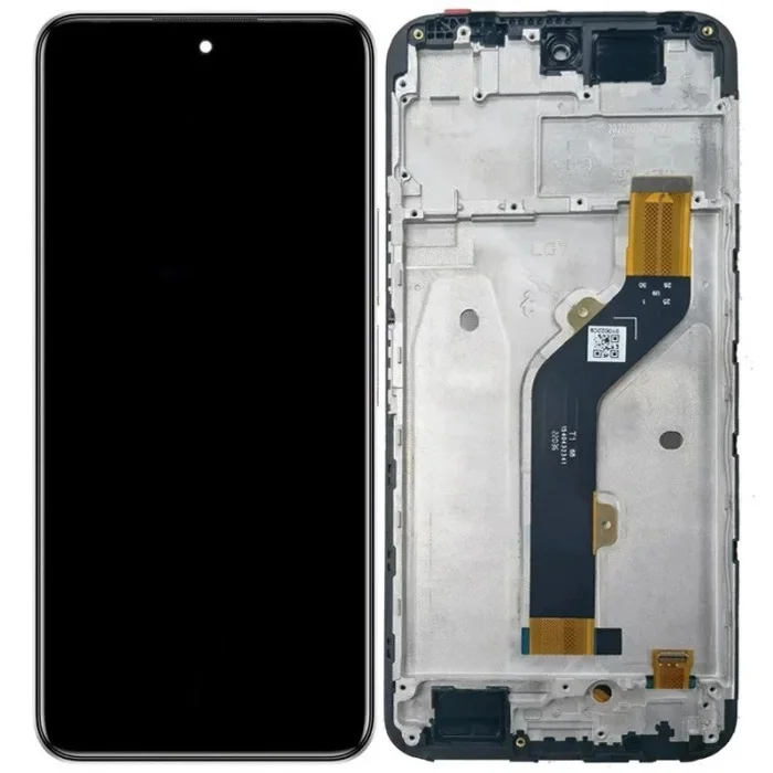 Tecno Note 7 Çıtalı Ekran Dokunmatik Siyah Orijinal
