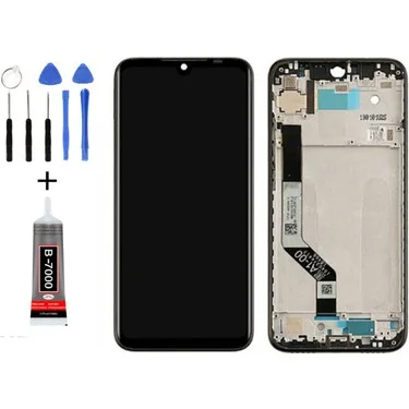 Tecno Note 7 Çıtalı Ekran Dokunmatik Siyah Orijinal