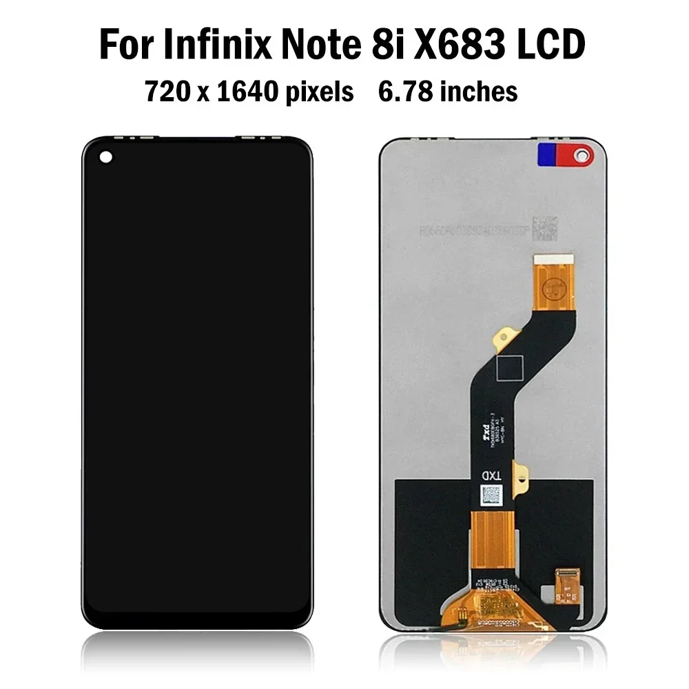 Tecno Note 8i Ekran Dokunmatik Orijinal Çıtasız Ürün (Çerçevesiz)