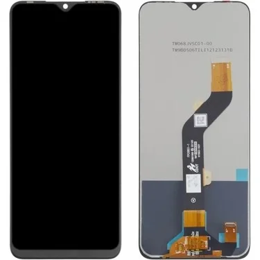 Tecno Pop 5 Lite Çıtalı Ekran Dokunmatik Siyah SOFT OLED Kalite Ekran