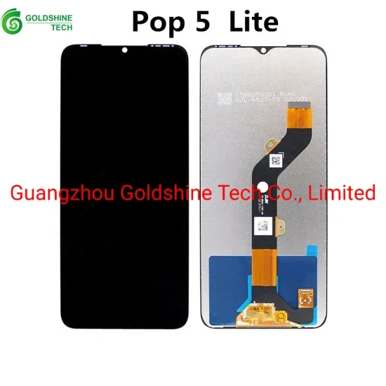 Tecno Pop 5 Lite Çıtalı Ekran Dokunmatik Siyah SOFT OLED Kalite Ekran