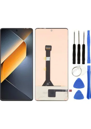 Tecno Pova 6 Çıtalı Ekran Dokunmatik Siyah SOFT OLED Kalite Ekran