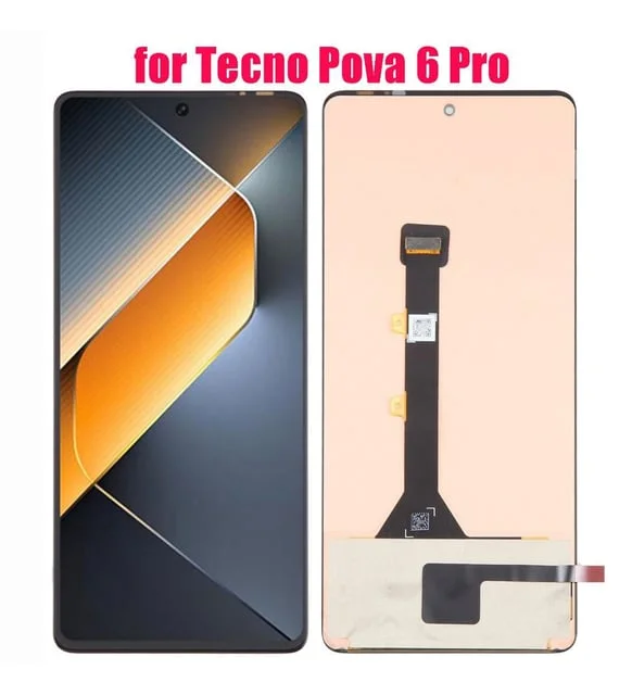 Tecno Pova 6 Pro 5G Ekran Dokunmatik SOFT OLED Kalite Ekran Çıtasız (Çerçevesiz)