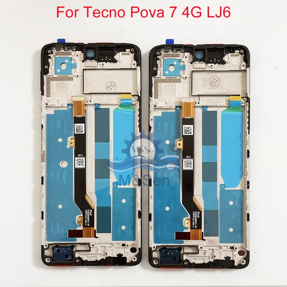 Tecno Pova 7 4G Çıtalı Ekran Dokunmatik Siyah Orijinal