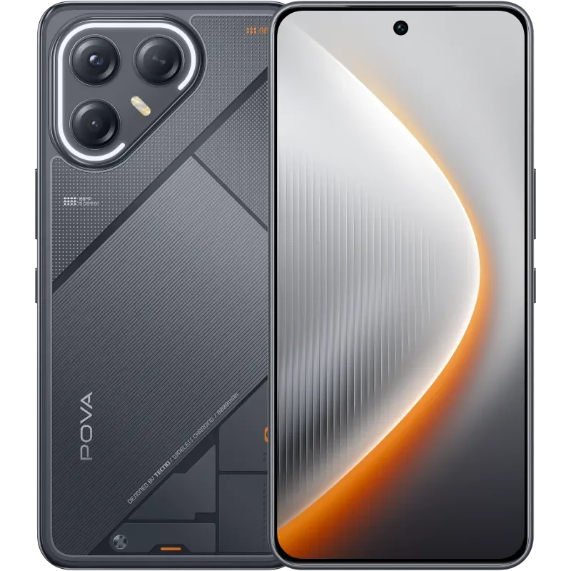 Tecno Pova 7 Ultra 5G Çıtalı Ekran Dokunmatik Silver SOFT OLED Kalite Ekran